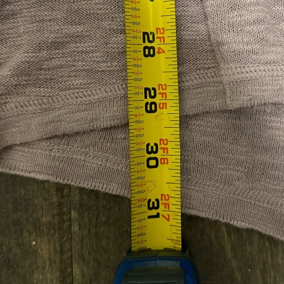 Cozy Cowl Neck Tunic Sweater Lavender Purple Size M Soft Knit Longline - Picture 14 of 14